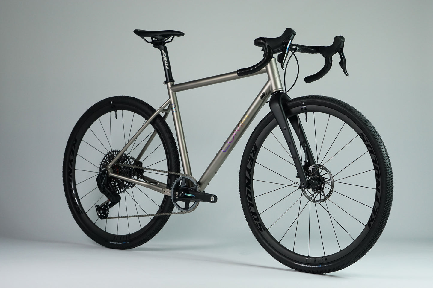 Luma Cycles Meridian Titanium ravel Bike SRAM Force AXS Mullet X0 Transmission