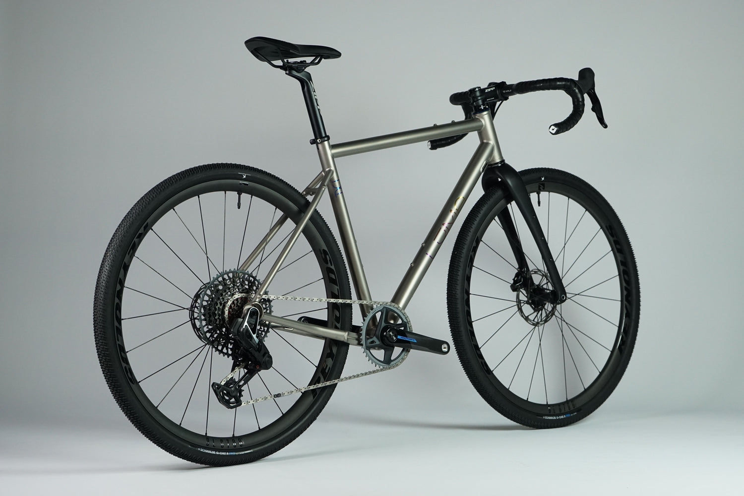 Luma Cycles Meridian Titanium ravel Bike SRAM Force AXS Mullet X0 Transmission