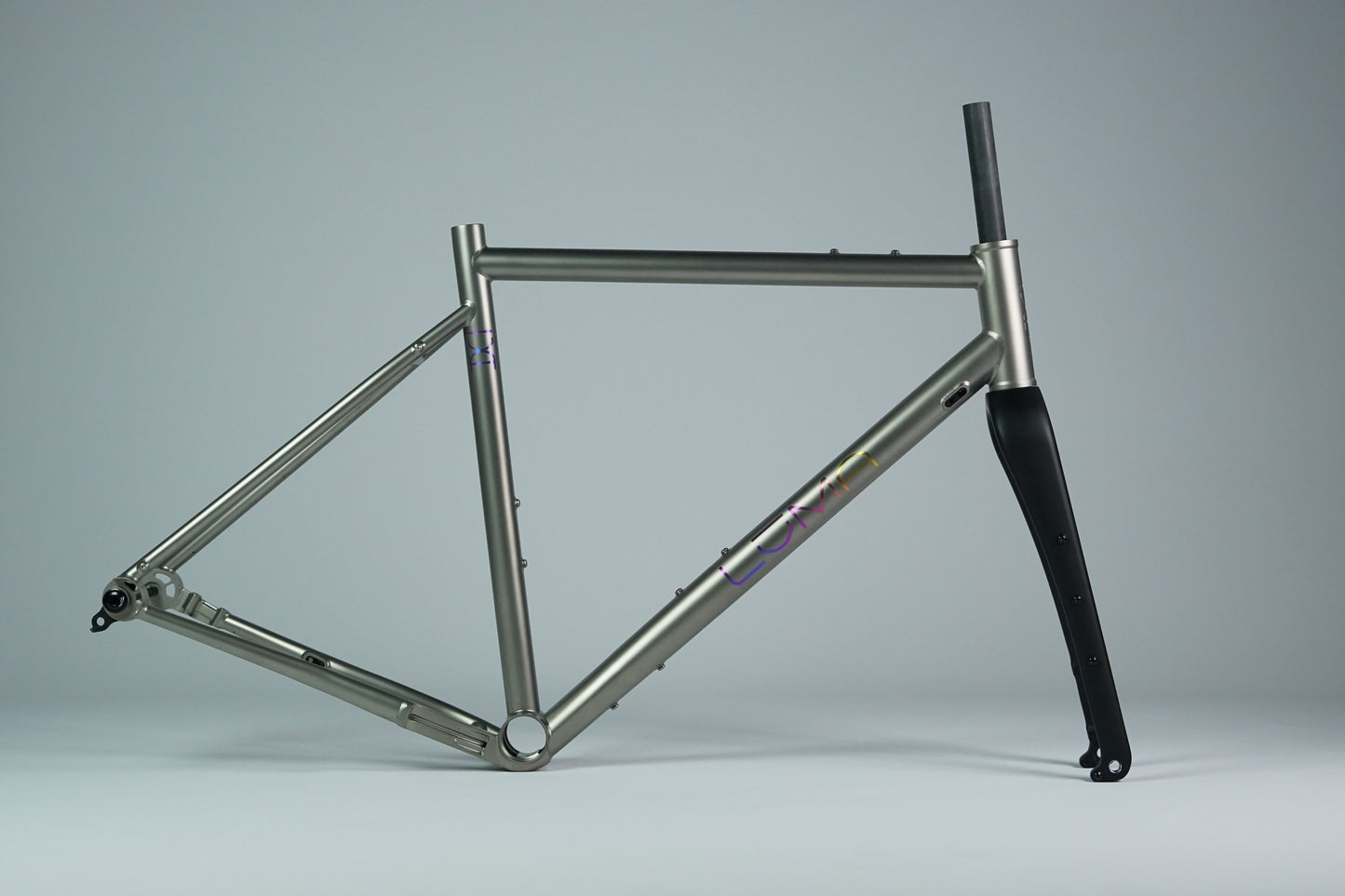 titanium gravel bike luma meridian profile 56cm frameset ti bike